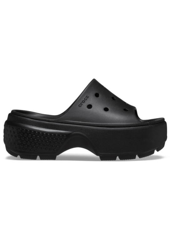 CROCS Shoes - Crocs Stomp Unisex Platform Black Slides Sz W 11 M 9 NWT